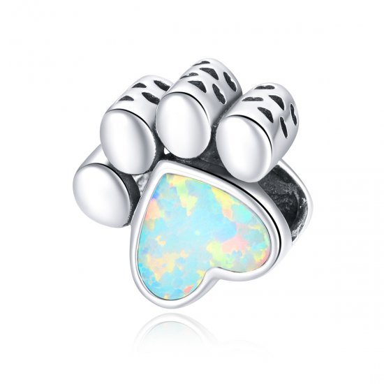Charm Pata De Cachorro Fofinho estilo Pandora - SCC1676  Clique na imagem para fechar