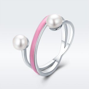 Anel Geometria Elegante estilo Pandora - SCR234