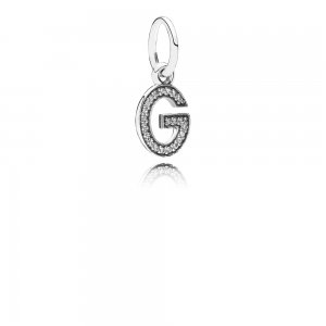 Pingente PANDORA de Prata Brilhante Letra G - 791319CZ