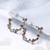 Brinco Argolas Cor do outono estilo Pandora - SCE443