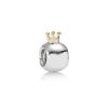 Charm PANDORA de Prata e Ouro Coroa do Rei - 790122 Charm PANDORA de Prata e Ouro Coroa do Rei - 790122