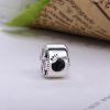 Charm berloques Pandora de prata Trevo de Corações