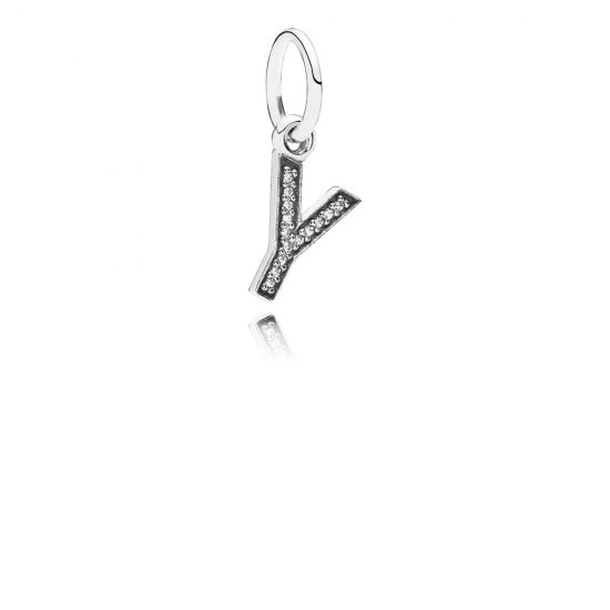 Pingente PANDORA de Prata Brilhante Letra Y - 791337CZ  Clique na imagem para fechar