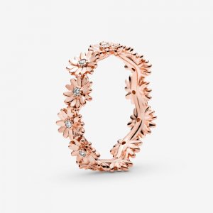 Anel Coroa de Flor de Margarida Cintilante Pandora Rose - 188799C01