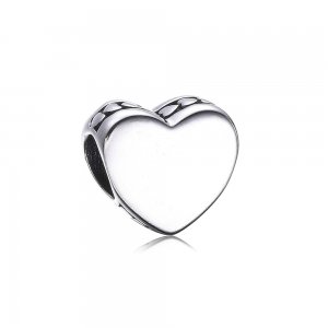 Charm berloques Pandora de prata Coração