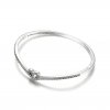 Bangle Sparkling Wishbone Heart Pandora - 599297C01