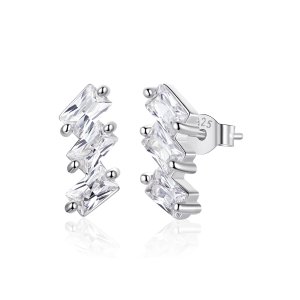 Brincos Petit Sólido estilo Pandora - SCE1051-A Brincos Petit Sólido estilo Pandora - SCE1051-A