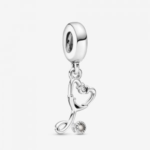 Charm Pendente Estetoscópio em Formato de Coração Pandora - 799072C01