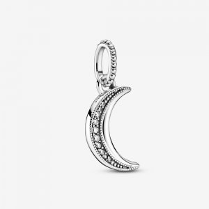 Pendente Lua Crescente Cintilante Pandora - 399184C01