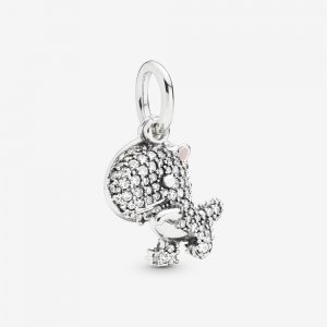 Charm Pendente Dinossauro Pavé Pandora - 798186CZ Charm Pendente Dinossauro Pavé Pandora - 798186CZ