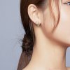 Brincos Petit Dois tons Girassol estilo Pandora - SCE919