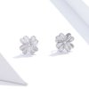 Brincos Petit Flor de Prata estilo Pandora - SCE864