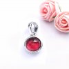 Charm Pendente PANDORA Gota de Rubi Sintético Julho - 390396SRU