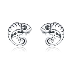 Brincos Petit Camaleão estilo Pandora - SCE949