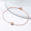 Pulseira Coração Elegante estilo Pandora - SCB050