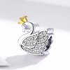 Charm Dois tons Princesa cisne estilo Pandora - SCC1343