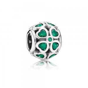 Charm PANDORA de Prata Trevo da Sorte - 791496CZN Charm PANDORA de Prata Trevo da Sorte - 791496CZN