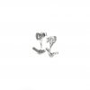 Brincos Sparkling Wishbone Heart Pandora - 299280C01