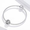Charm Flores com orifícios, letra U estilo Pandora - SCC1444-U