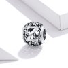 Charm Flores com orifícios, letra Z estilo Pandora - SCC1444-Z
