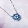 Colar Círculo Azul life Pandora - SCN099