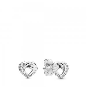 Brincos Knotted Hearts Pandora - 298019CZ Brincos Knotted Hearts Pandora - 298019CZ