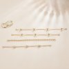 Conjunto de joias Dois tons Brilho Único estilo Pandora - SET016