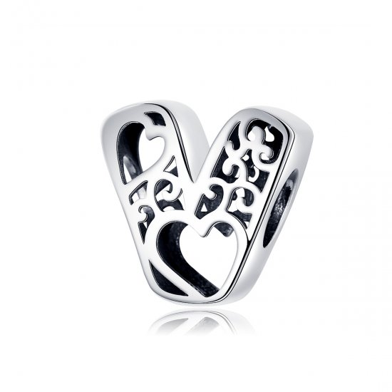 Charm Letra mágica V estilo Pandora - SCC1229-V  Clique na imagem para fechar