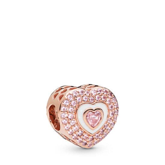 Charm Corações em Copas Pandora Rosa - 788097NPR  Clique na imagem para fechar
