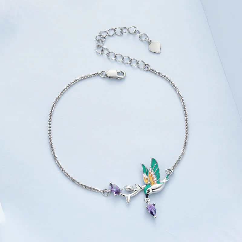 (imagem para) Bracelete Estilo Pandora Martim-pescador - BSB126 - Visualizar 2