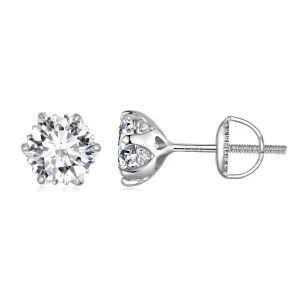 (imagem para) Brincos de Argola Pandora Style 1 Quilate Moissanite - MSE020-L