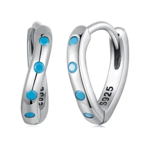 (imagem para) Brincos Pandora Style Wave Hoops - SCE1593