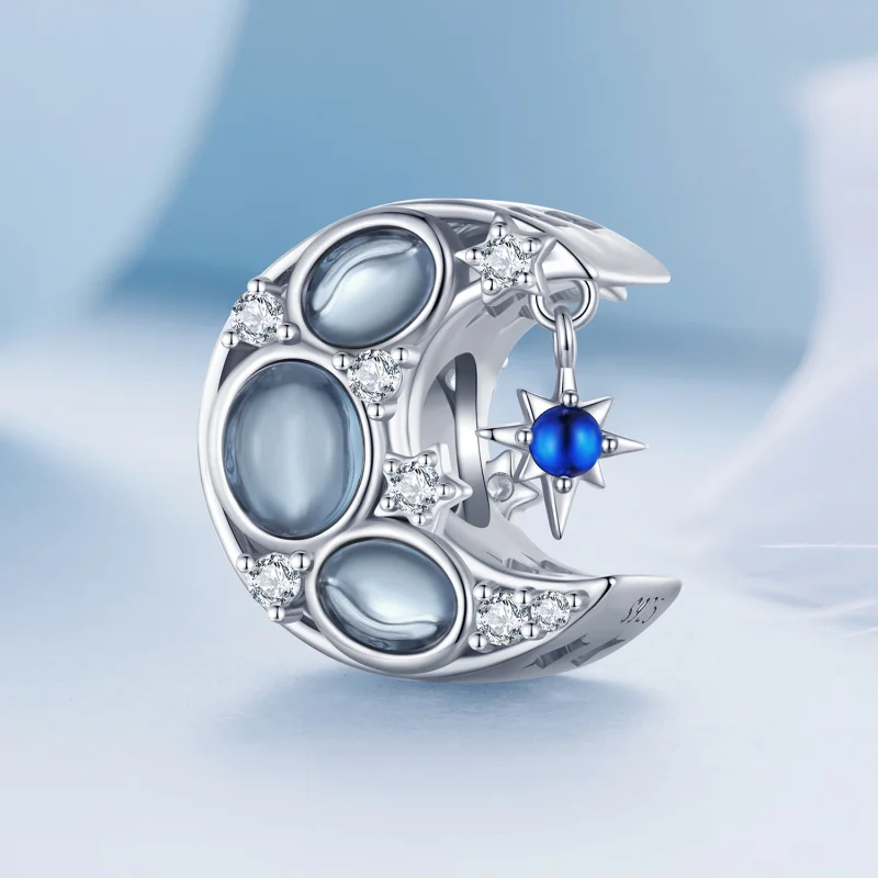 (imagem para) Charm da Lua Estilo Pandora - BSC872 - Visualizar 2