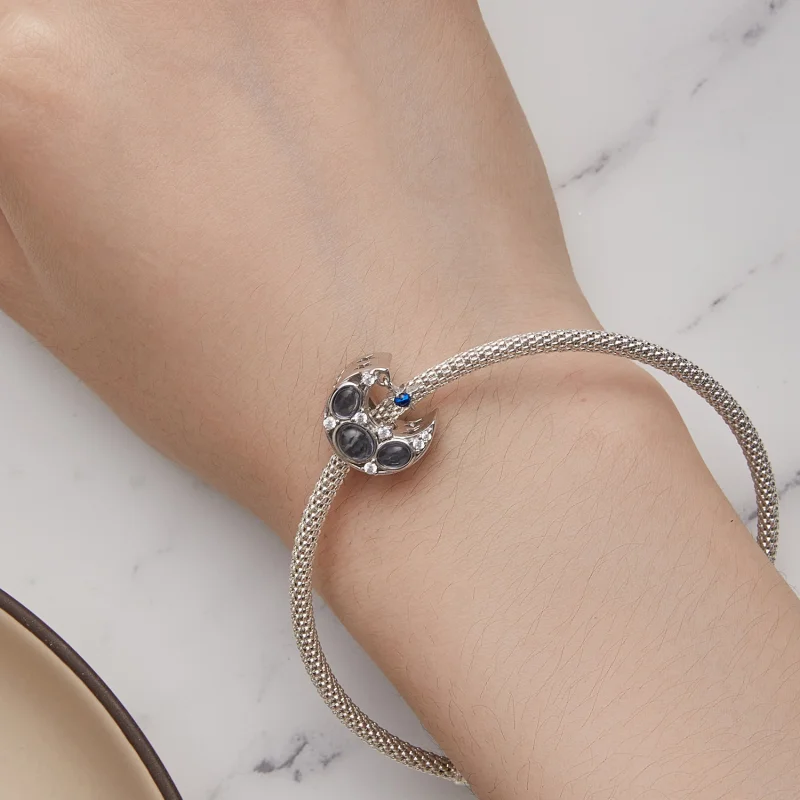 (imagem para) Charm da Lua Estilo Pandora - BSC872 - Visualizar 7