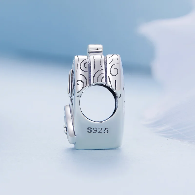 (imagem para) Charm de Casa em Formato de Coração no Estilo Pandora - BSC871 - Visualizar 3