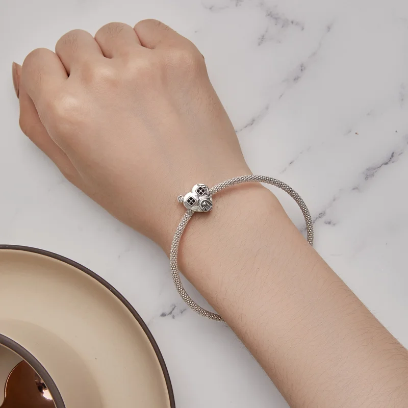 (imagem para) Charm de Casa em Formato de Coração no Estilo Pandora - BSC871 - Visualizar 6