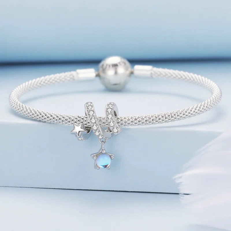 (imagem para) Charm de Chuva de Meteoros Estilo Pandora - BSC861 - Visualizar 3