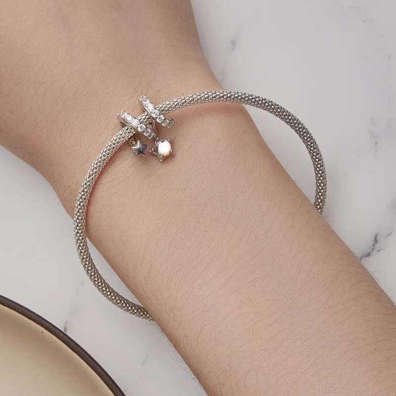 (imagem para) Charm de Chuva de Meteoros Estilo Pandora - BSC861 - Visualizar 5