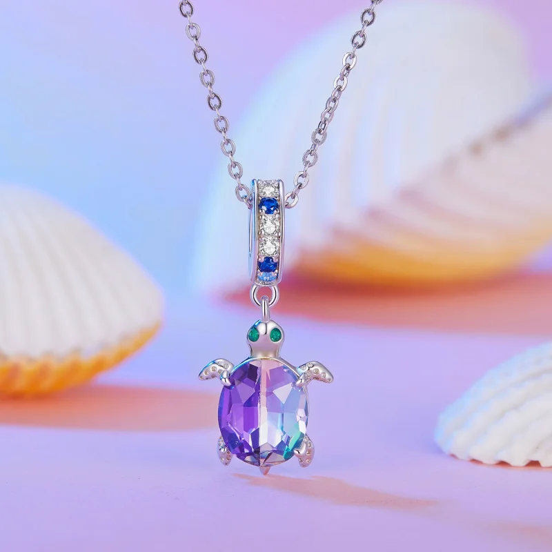 (imagem para) Charm de Pingente de Tartaruga Delicada Estilo Pandora - BSC849 - Visualizar 2