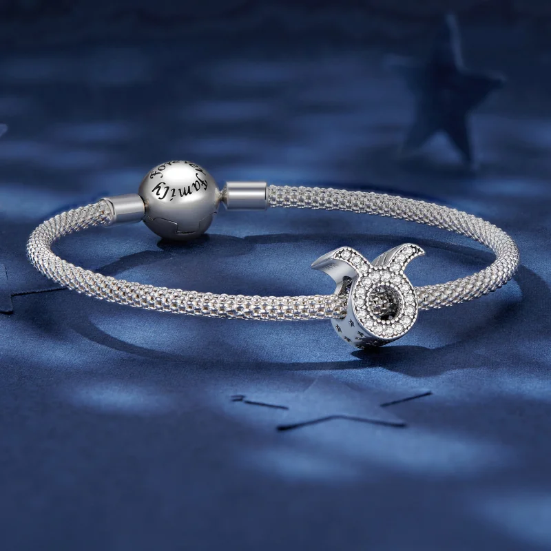 (imagem para) Charm do Zodíaco Sortudo de Touro Estilo Pandora - SCC2516-2 - Visualizar 5