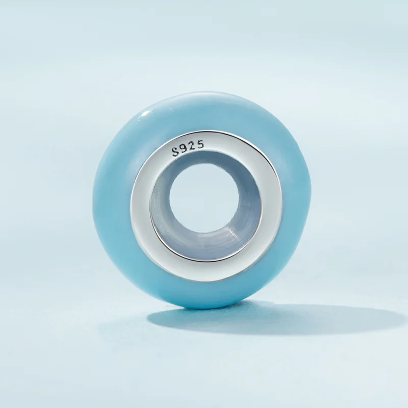 (imagem para) Charm Espaçador de Gel de Silica Estilo Pandora - SCC1450-GB - Visualizar 3