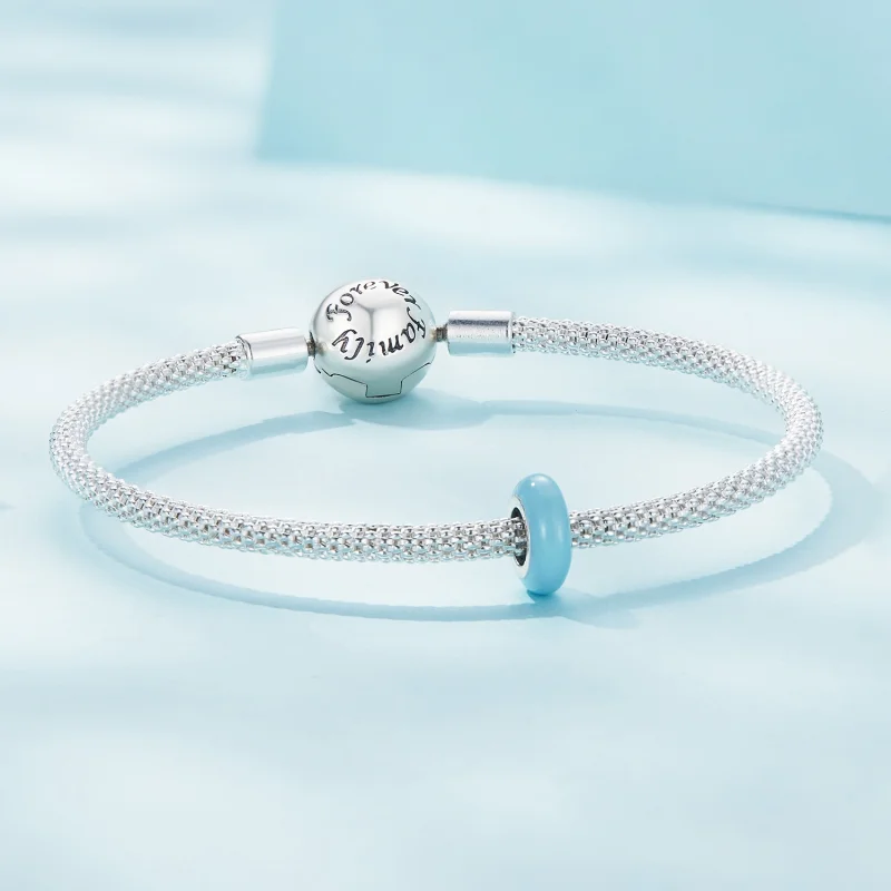 (imagem para) Charm Espaçador de Gel de Silica Estilo Pandora - SCC1450-GB - Visualizar 5