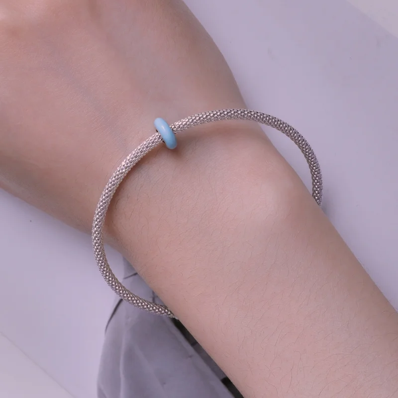 (imagem para) Charm Espaçador de Gel de Silica Estilo Pandora - SCC1450-GB - Visualizar 6