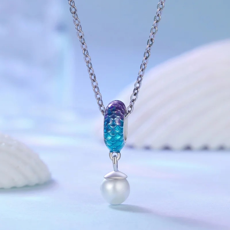 (imagem para) Charm Espaciador de Escamas de Peixe Estilo Pandora - BSC875 - Visualizar 2