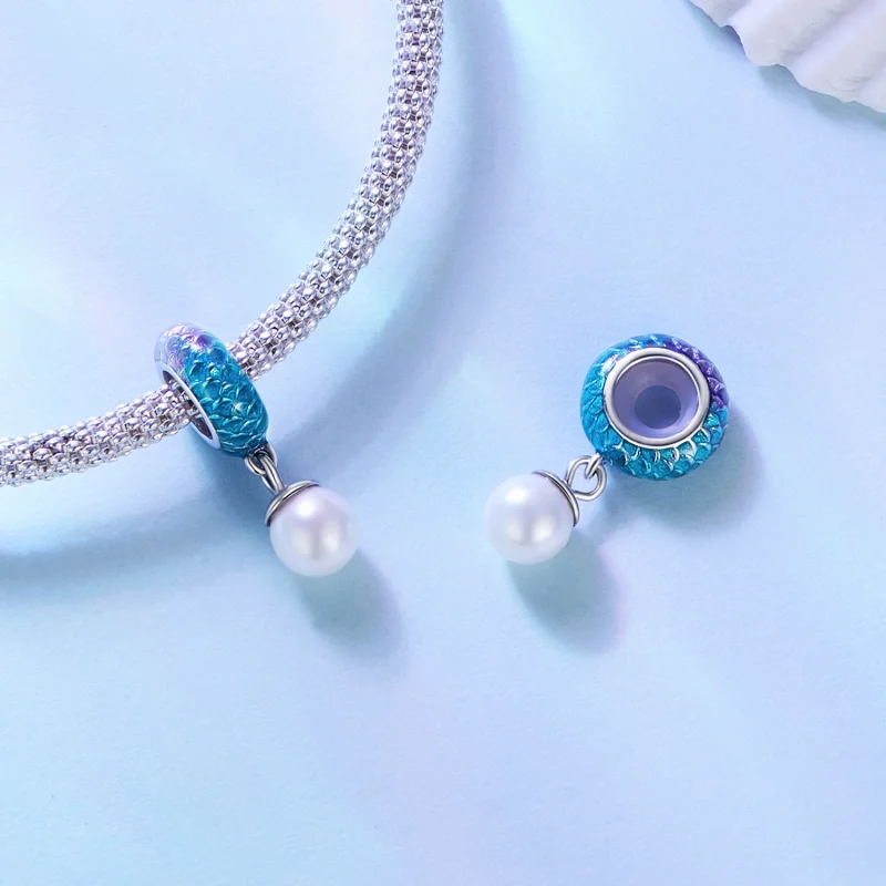 (imagem para) Charm Espaciador de Escamas de Peixe Estilo Pandora - BSC875 - Visualizar 4