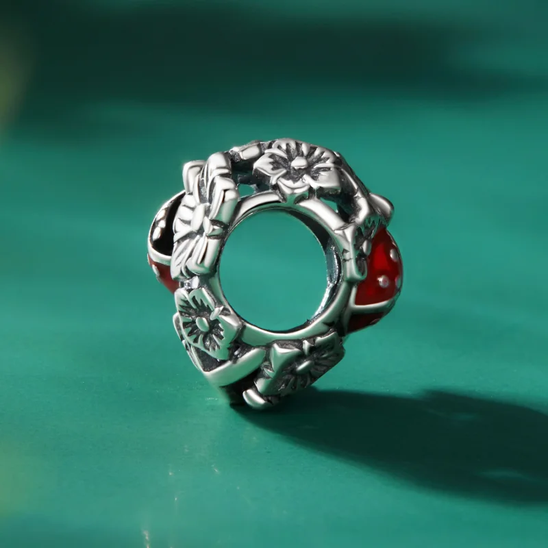 (imagem para) Charm Pandora Estilo Joaninha da Sorte - SCC2524 - Visualizar 3