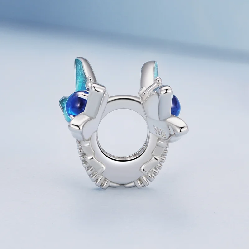 (imagem para) Charm Pandora Style Delicado de Libélula - BSC859 - Visualizar 3