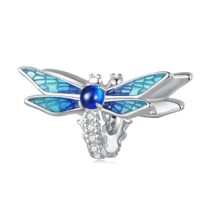 (imagem para) Charm Pandora Style Delicado de Libélula - BSC859