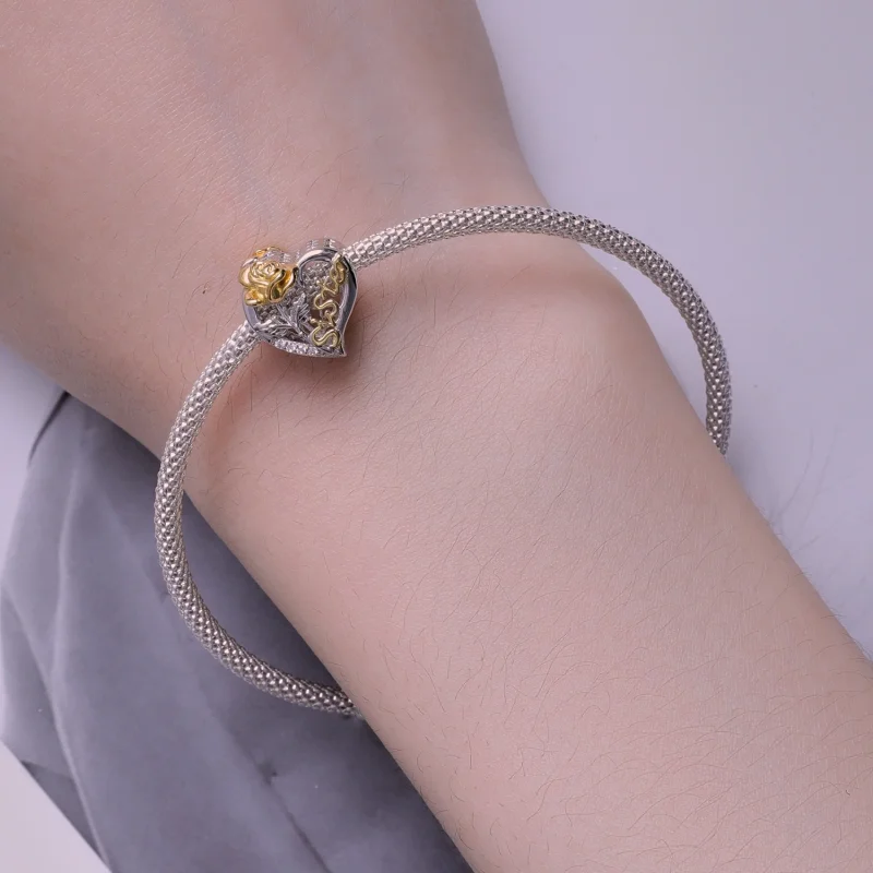 (imagem para) Charm Pandora Style Sisters - BSC841 - Visualizar 6