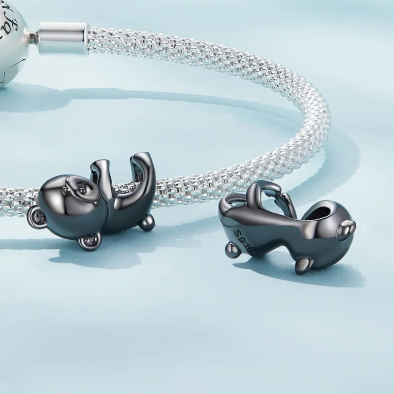 (imagem para) Charm Pequeno Urso Estilo Pandora - SCC2508 - Visualizar 4